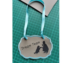 Stickdatei - Hundeplatz Silhouette